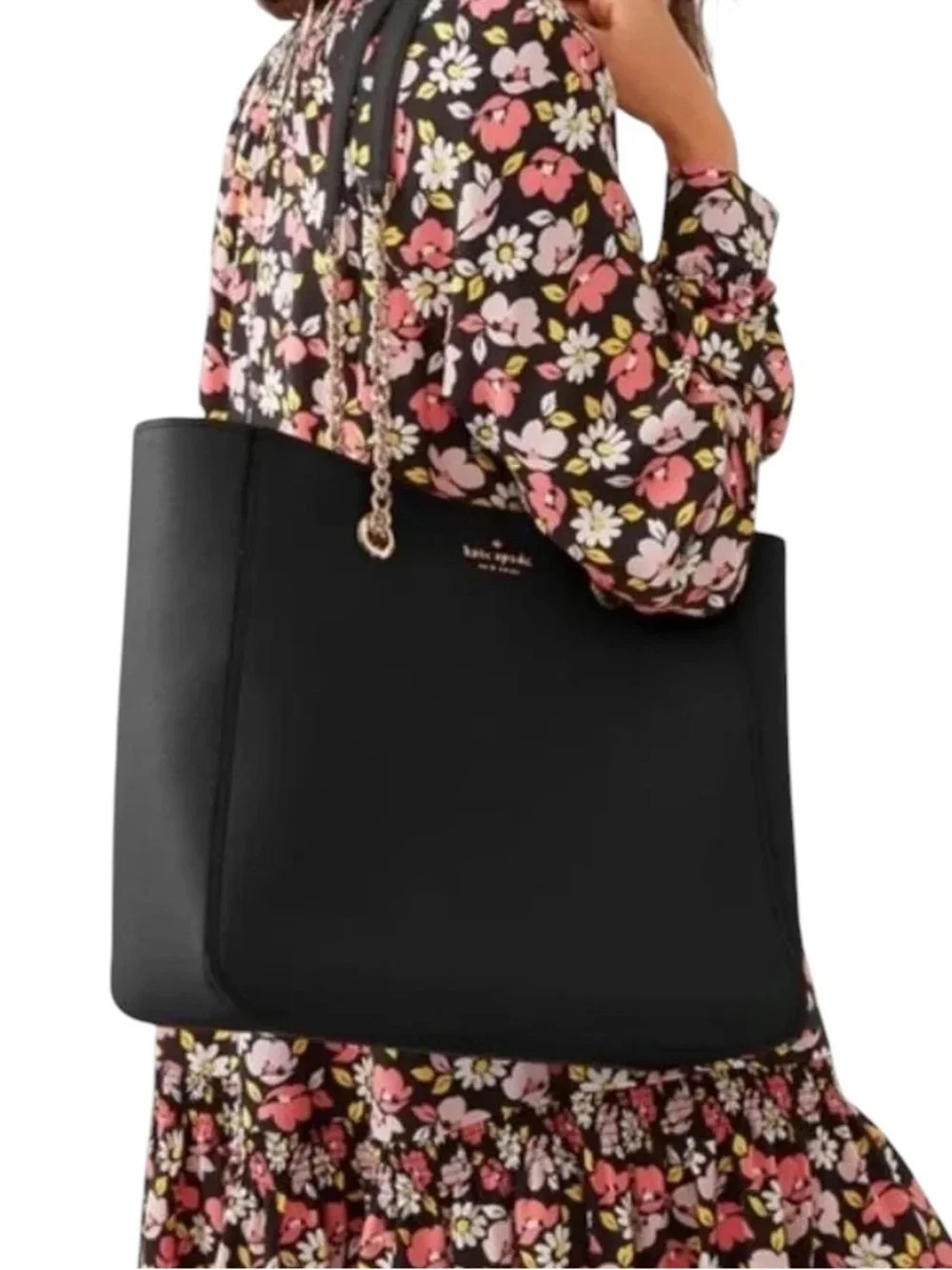 Kate Spade Infinite Pebbled Leather Large Triple Compartment Tote NWT